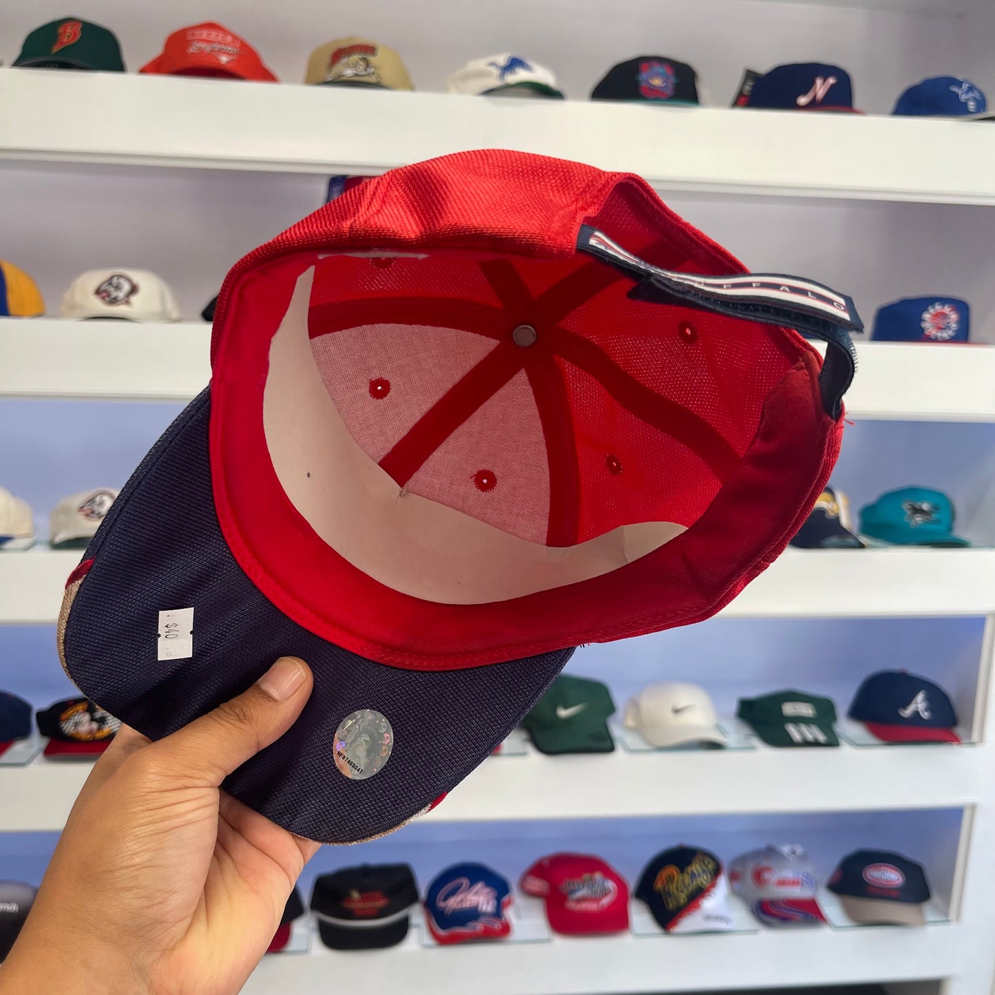 Vintage Y2K Buffalo Bills Curve Brim Strap Back