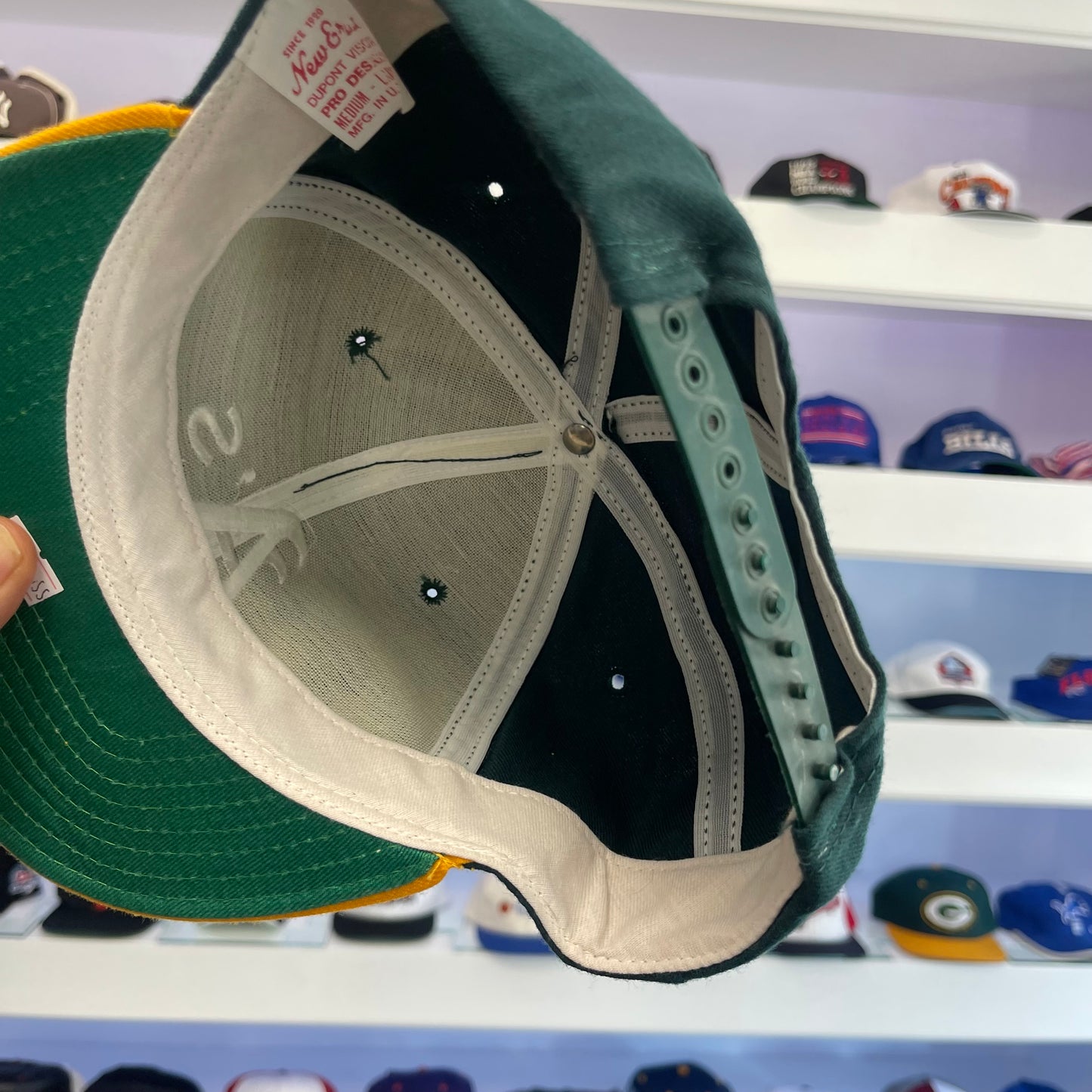 Vintage 1989 MLB Oakland A’s World Series Champs Wool Snap Back