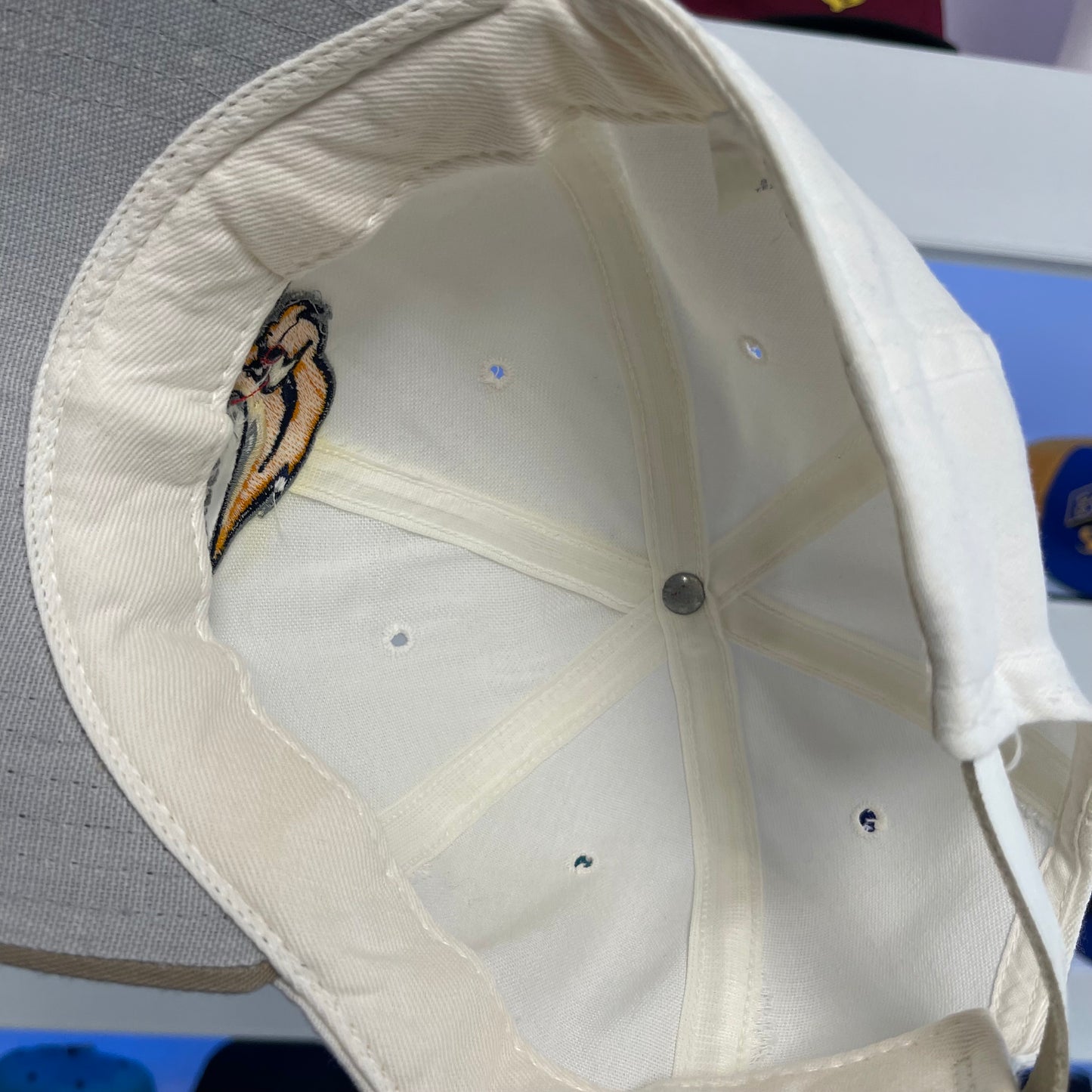 Vintage NHL Buffalo Sabres Slugger Logo Wool Snap Back