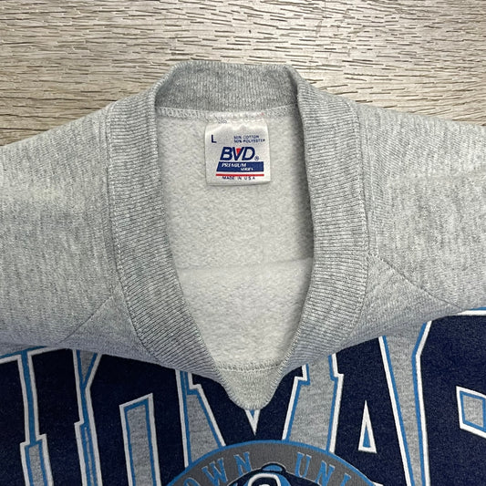 Vintage 1990s NCAA Georgetown Hoyas Sweatshirt Size Large