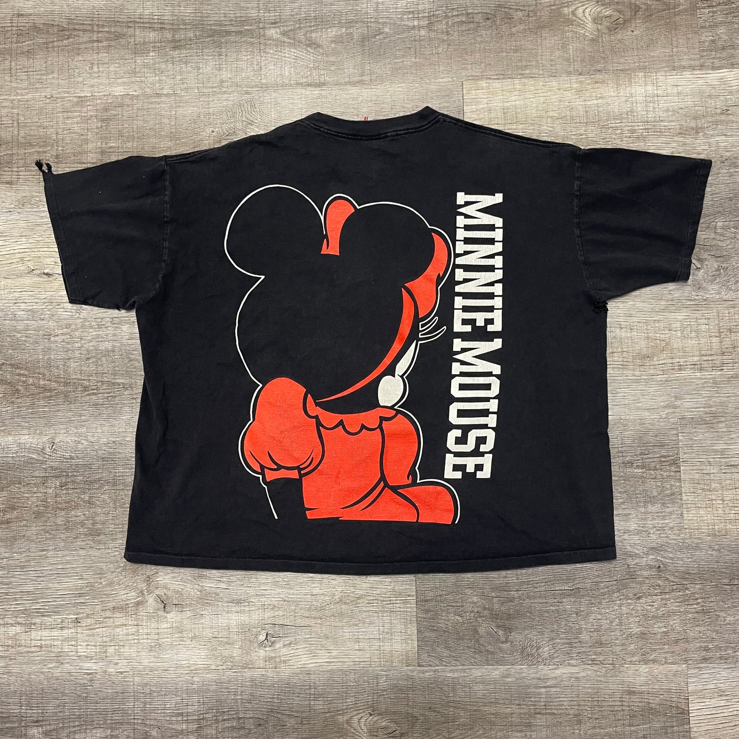 Vintage 1990s Minnie Mouse Thrashed T Shirt Size 3x