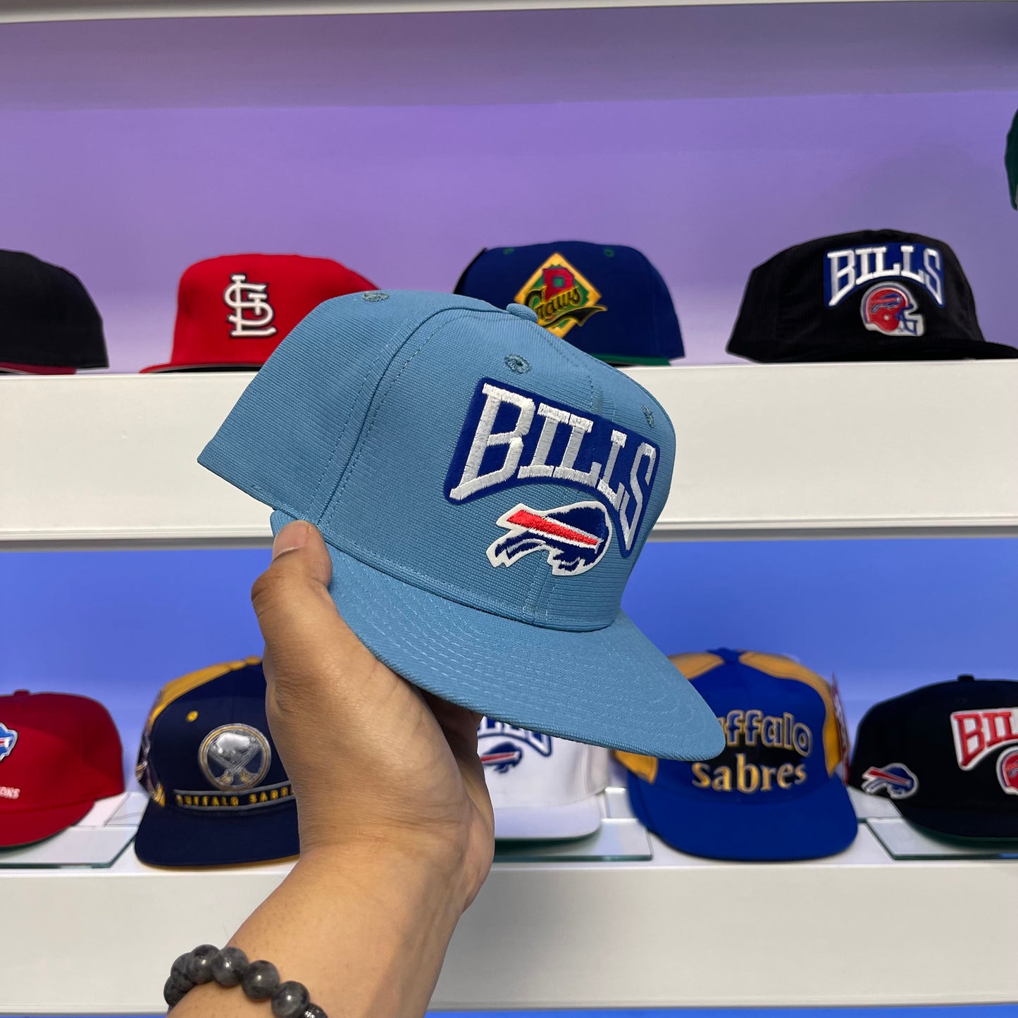 Vintage 1990s NFL Buffalo Bills New Era Nylon Snap Back