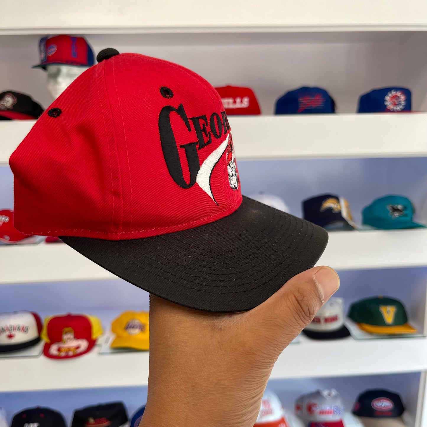 Vintage 1990s George Town Hoyas Twill Snap Back