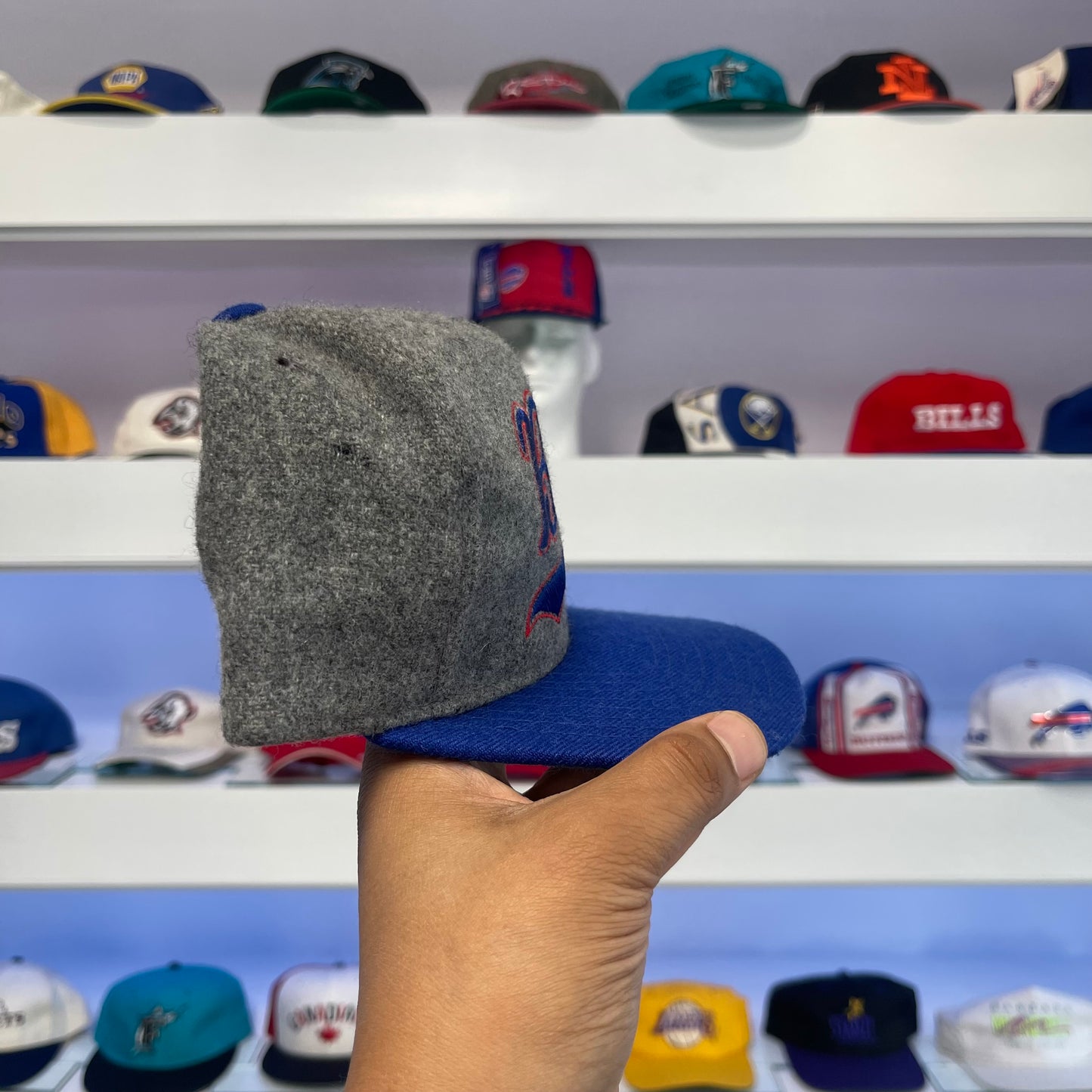 Vintage 1990s NFL Buffalo Bills Wool Starter Script Snap Back