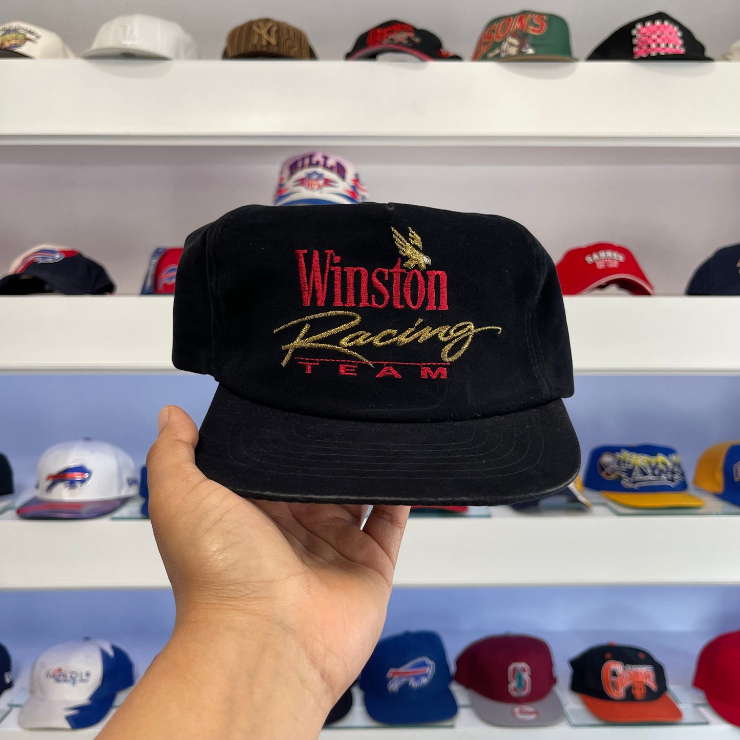 Vintage NASCAR Winston Racing Team Snap Back