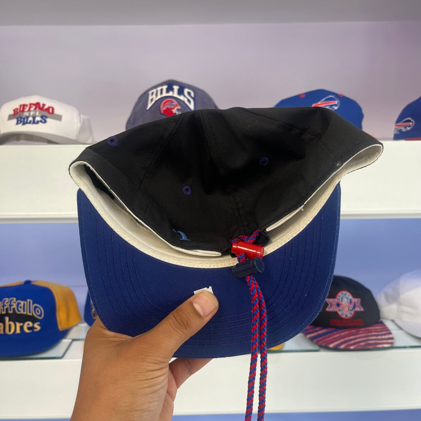 Vintage Buffalo Bills Black Dome Snap Back