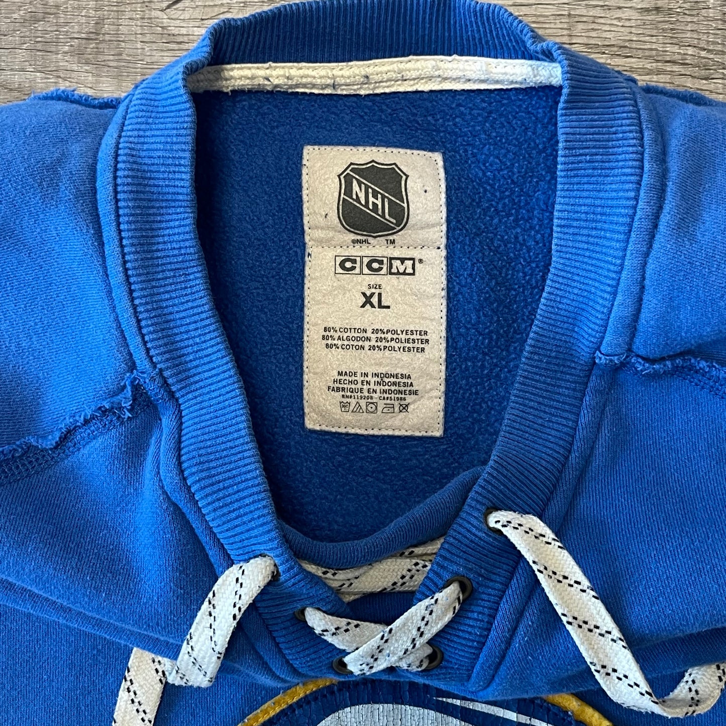 Vintage 1990s Buffalo Sabres CCM Sweatshirt Size XL