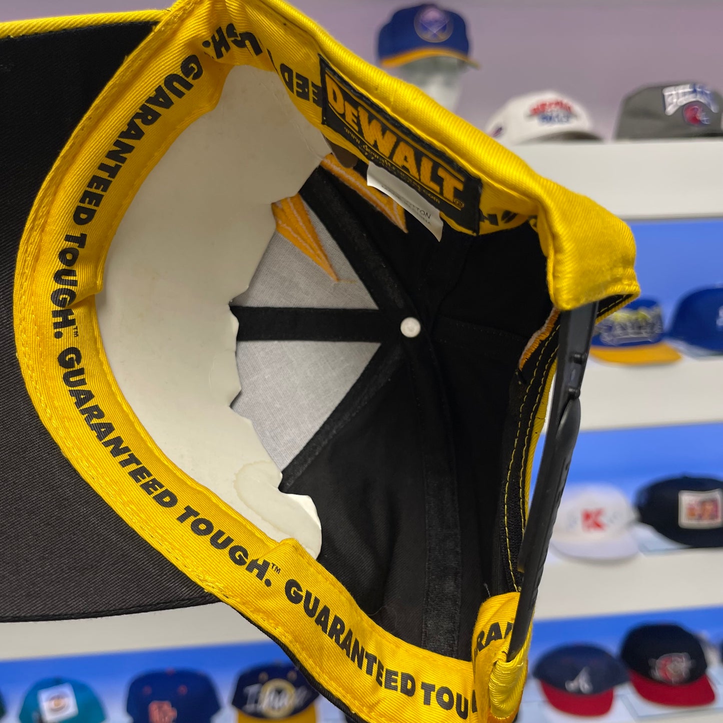 Vintage Dewalt Racing NASCAR Jagged Snap Back