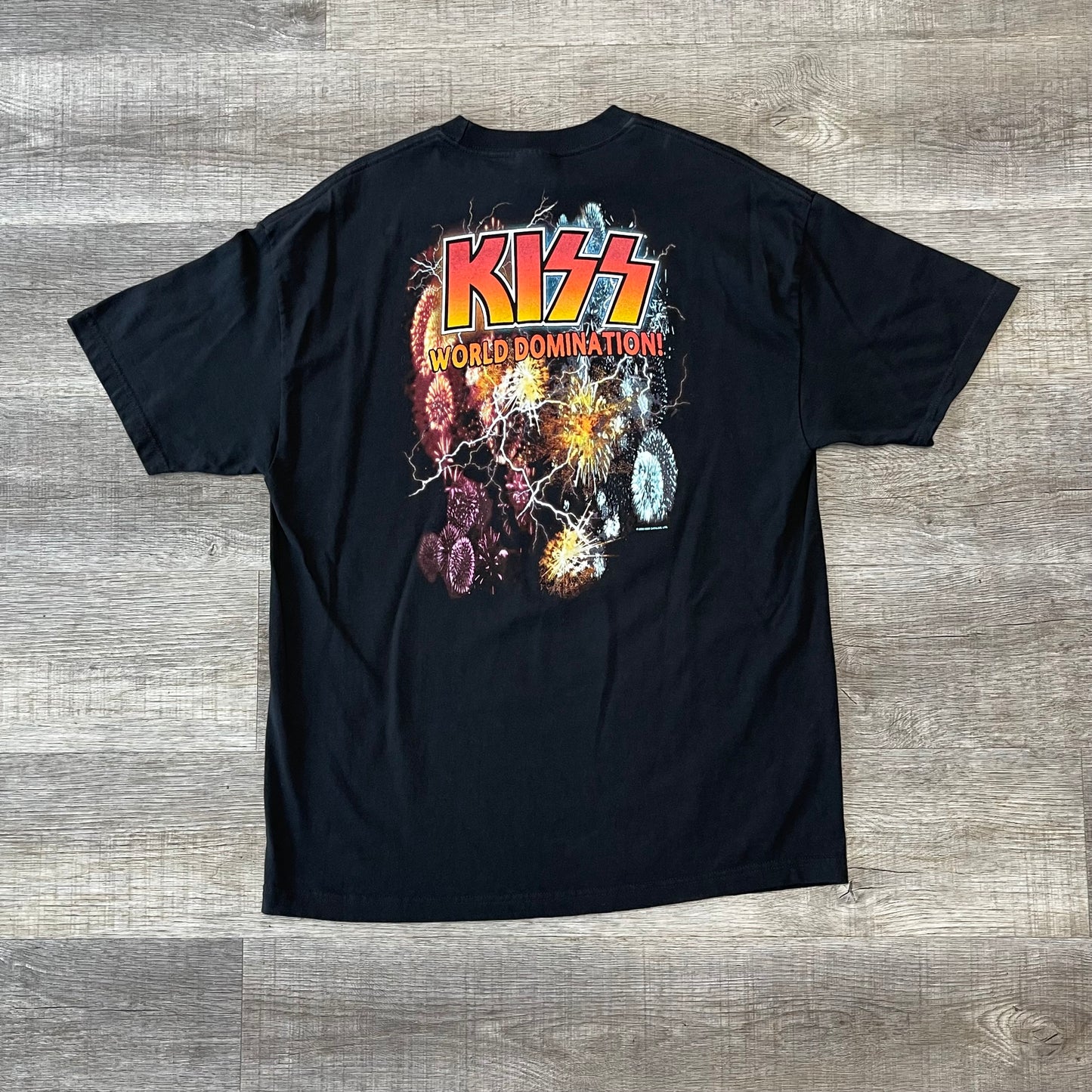 Kiss - “World Domination!” - 2003-2004 Tour - Black Shirt - XL - Tennessee River