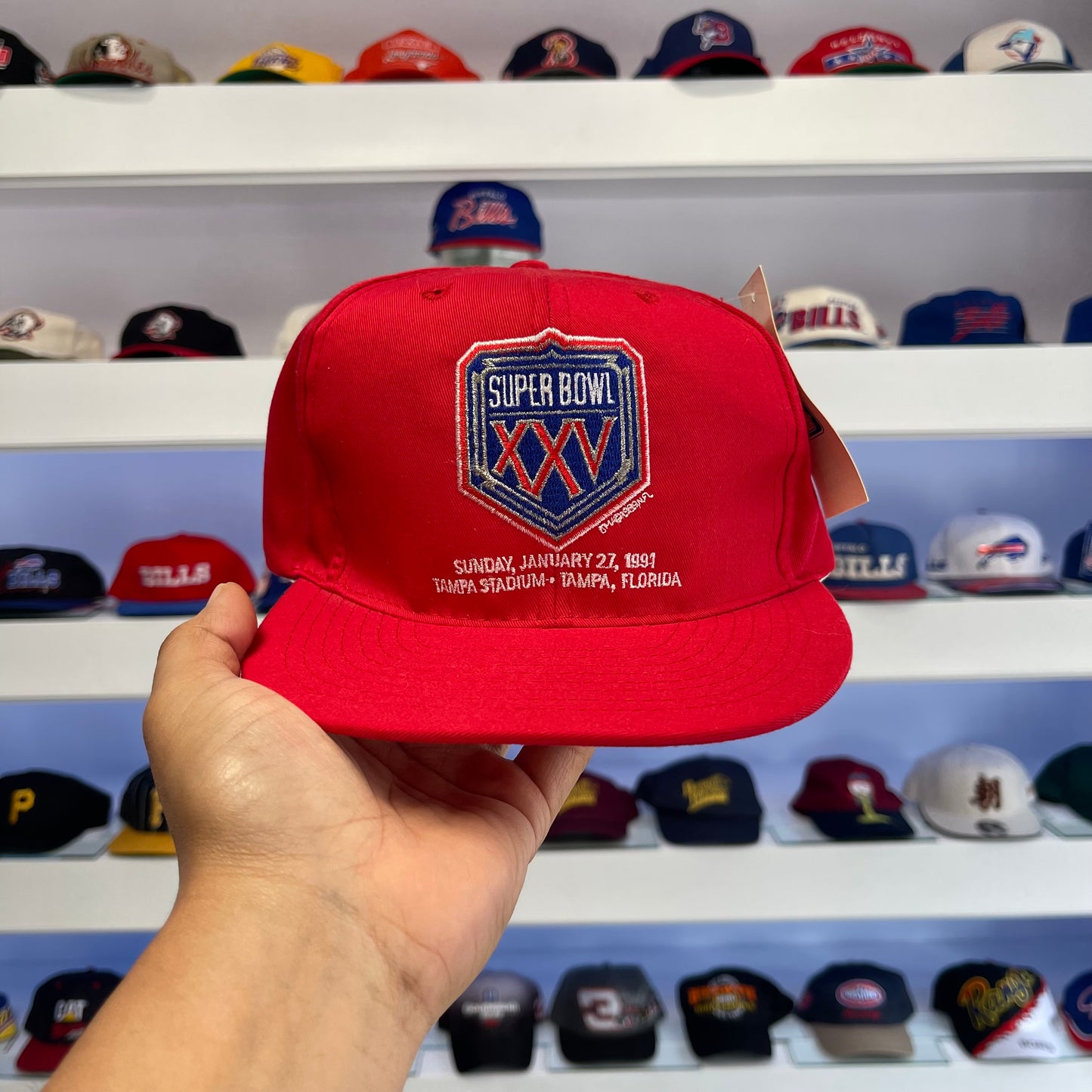 Vintage 1991 Buffalo Bills Super Bowl XXV Twill Snap Back