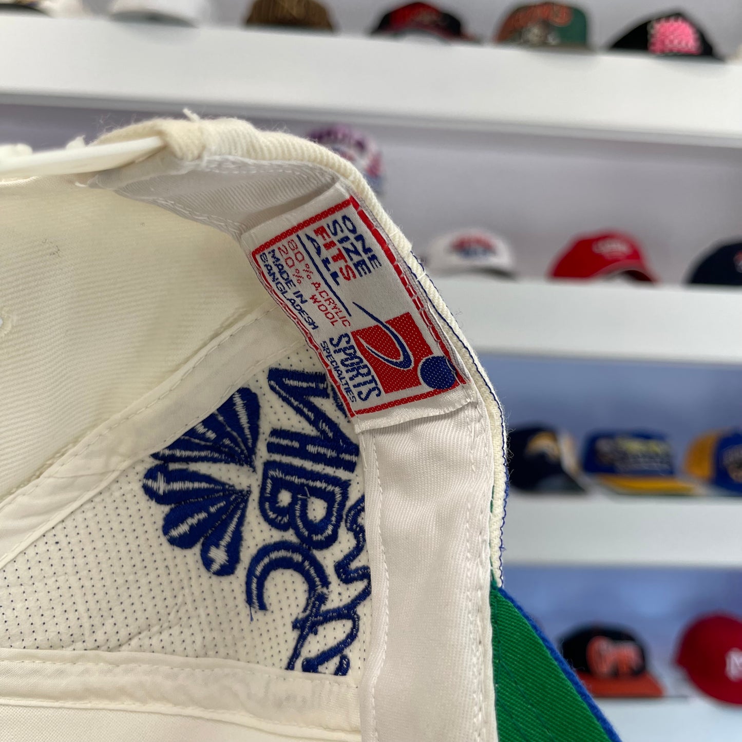 Vintage NBC News White Dome Sports Specialties Snap Back