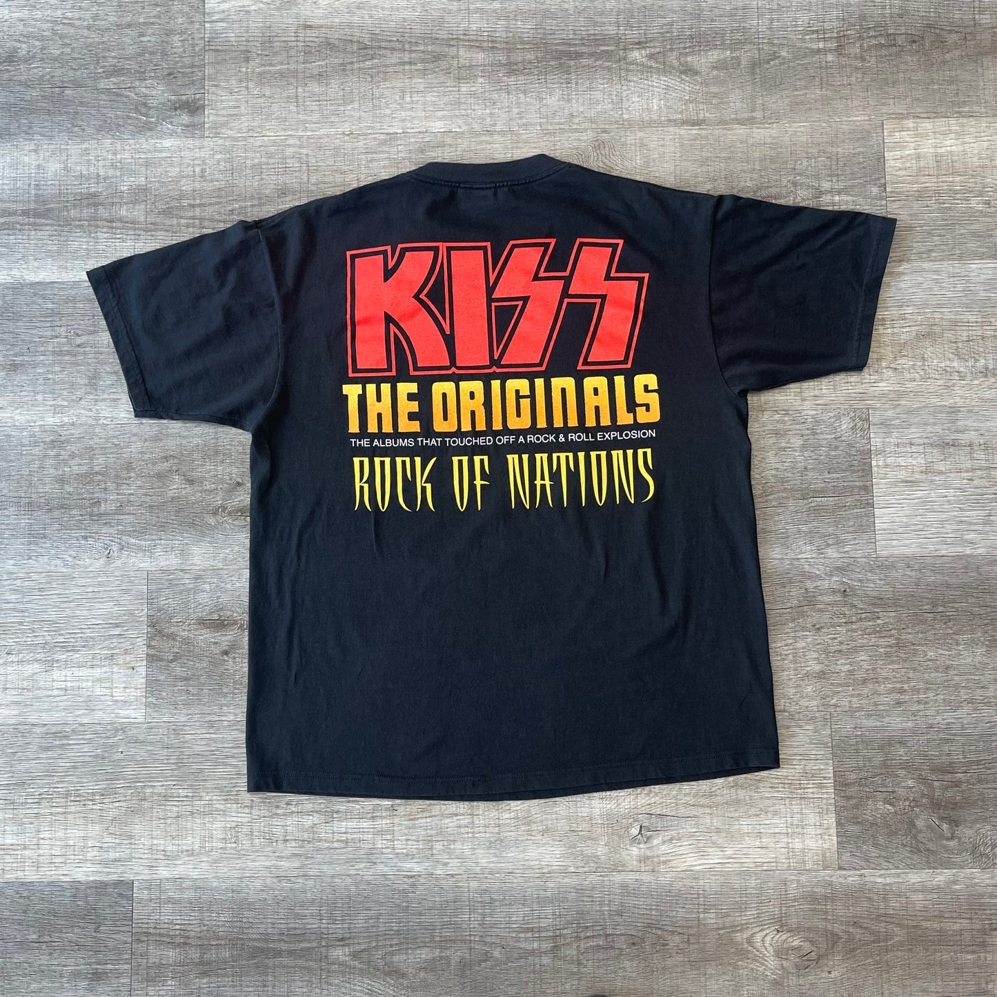 Vintage Kiss Band T-shirt THE ORIGINALS size XL