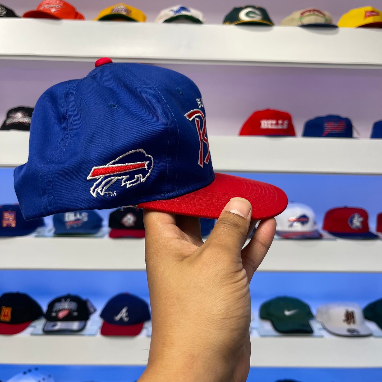 Vintage Buffalo Bills Sports Specialties Script Twill Signed Snap Back