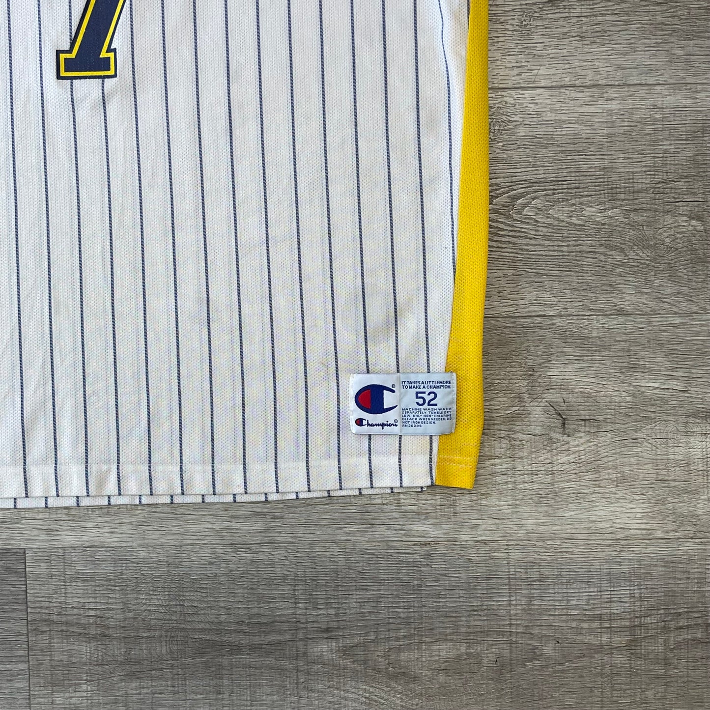 Vintage NBA Jermaine O’Neal Indiana Pacers Champion Jersey Size 52 XXL