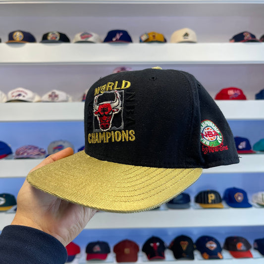 Vintage 1990s NBA Chicago Bulls Champions Snap Back