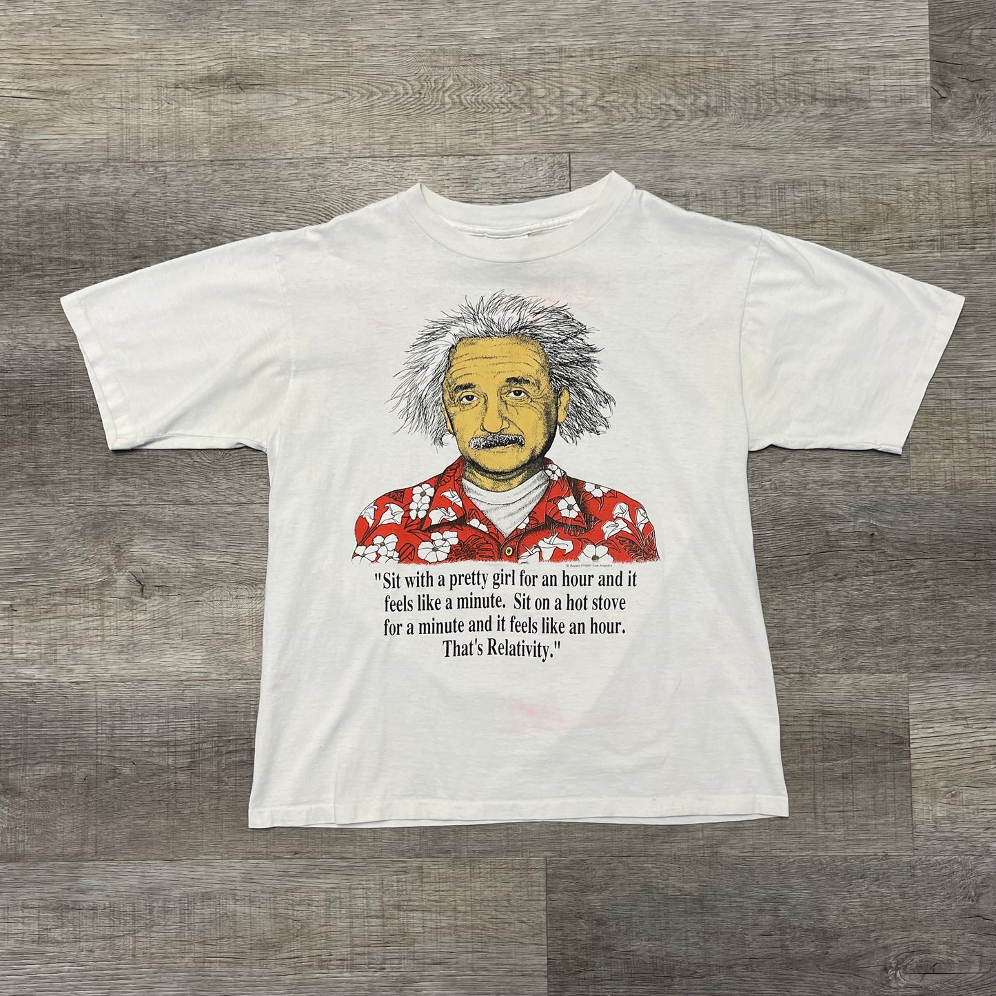Vintage 1990s Albert Einstein Shirt Size Large