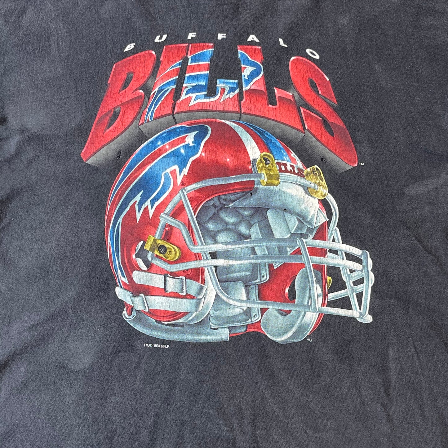 Vintage 1990s NFL Buffalo Bills Helmet Shirt Size XL