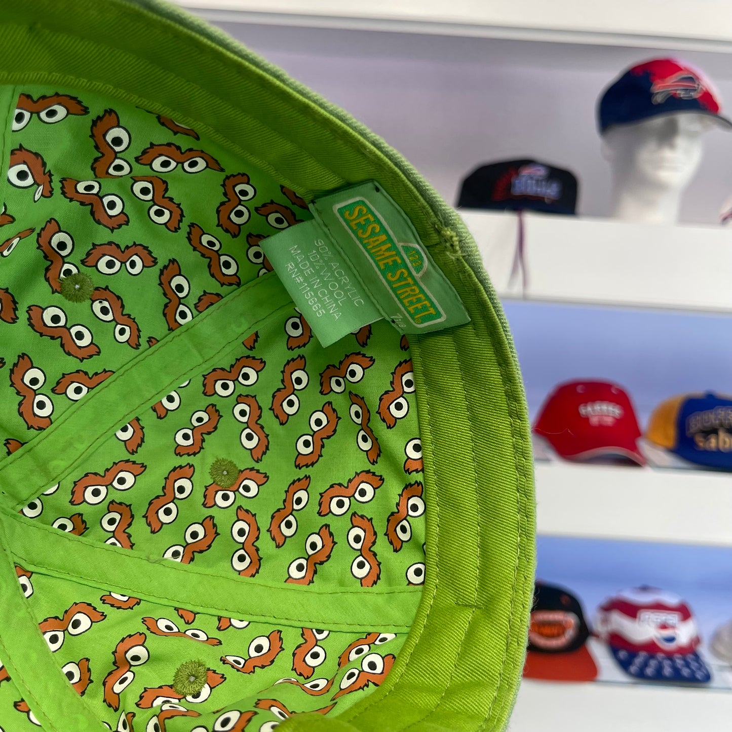 Oscar The Grouch Sesame Street Hat