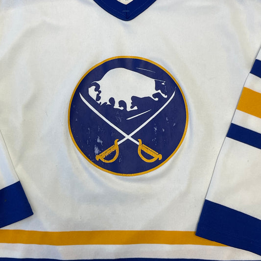 Vintage NHL Buffalo Sabres Blank CCM Jersey Size Large