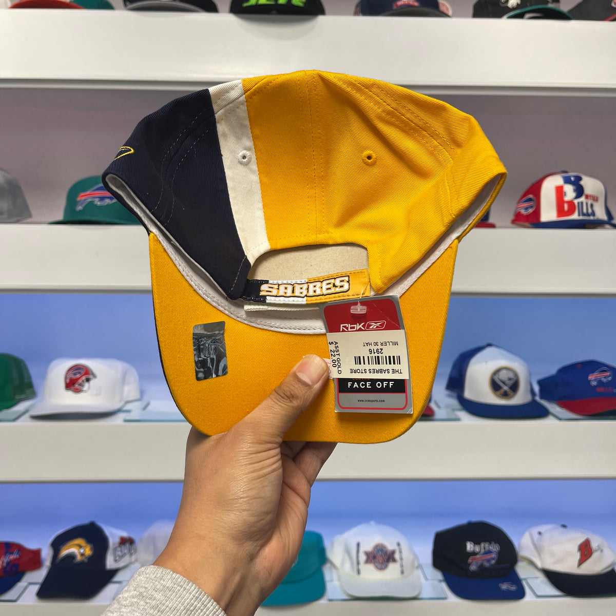 Vintage NHL Ryan Miller Buffalo Sabres Velcro Hat