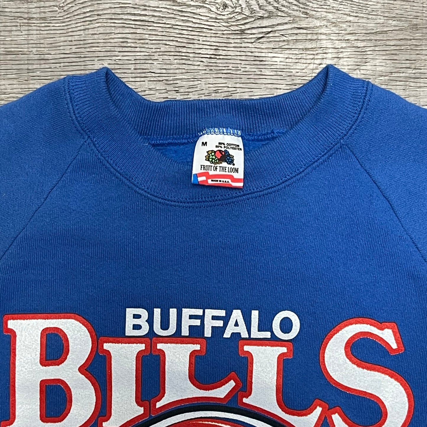 Vintage 1988 Buffalo AFC Champs Sweatshirt Size Medium