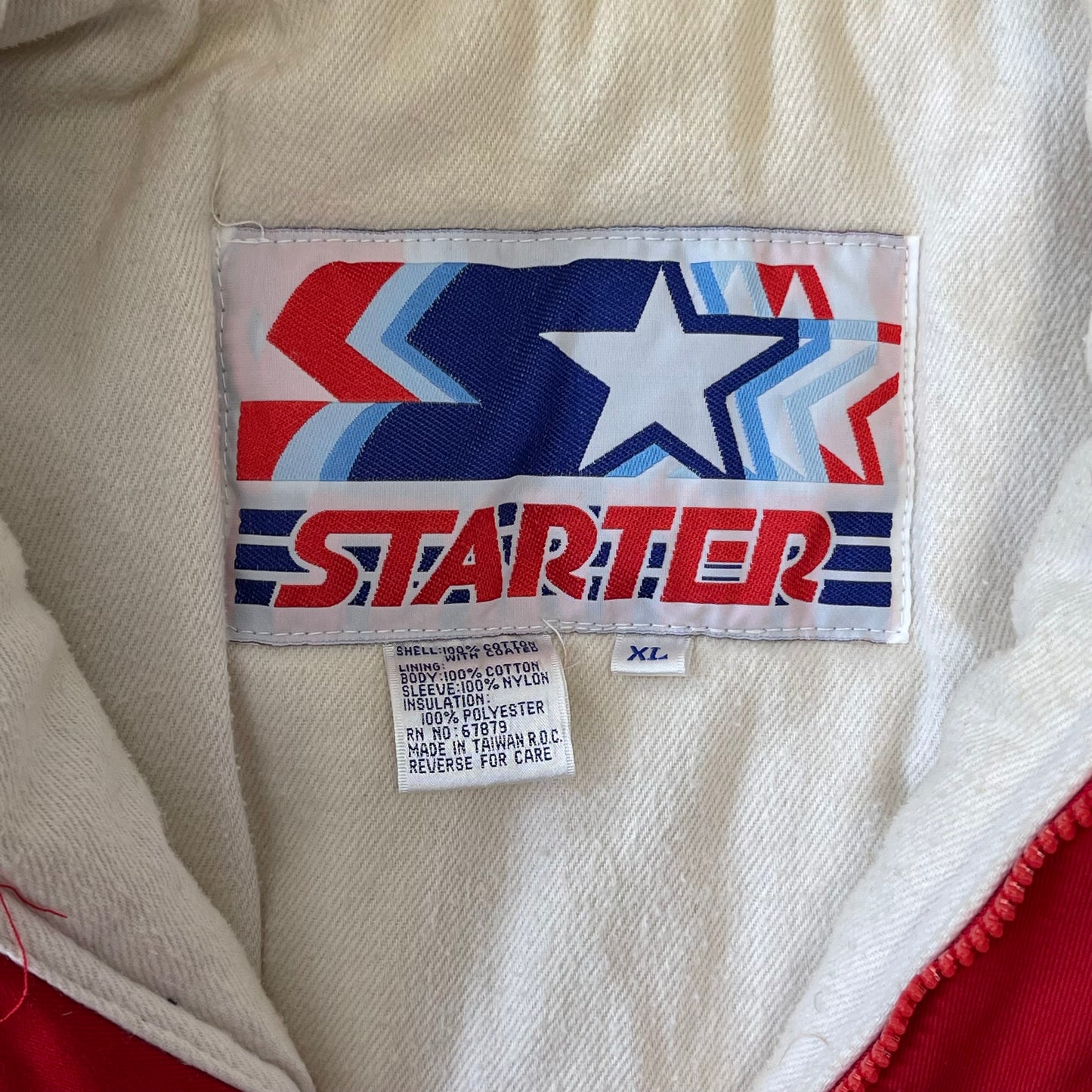 Vintage Detroit Red Wings Starter Jacket Size XL