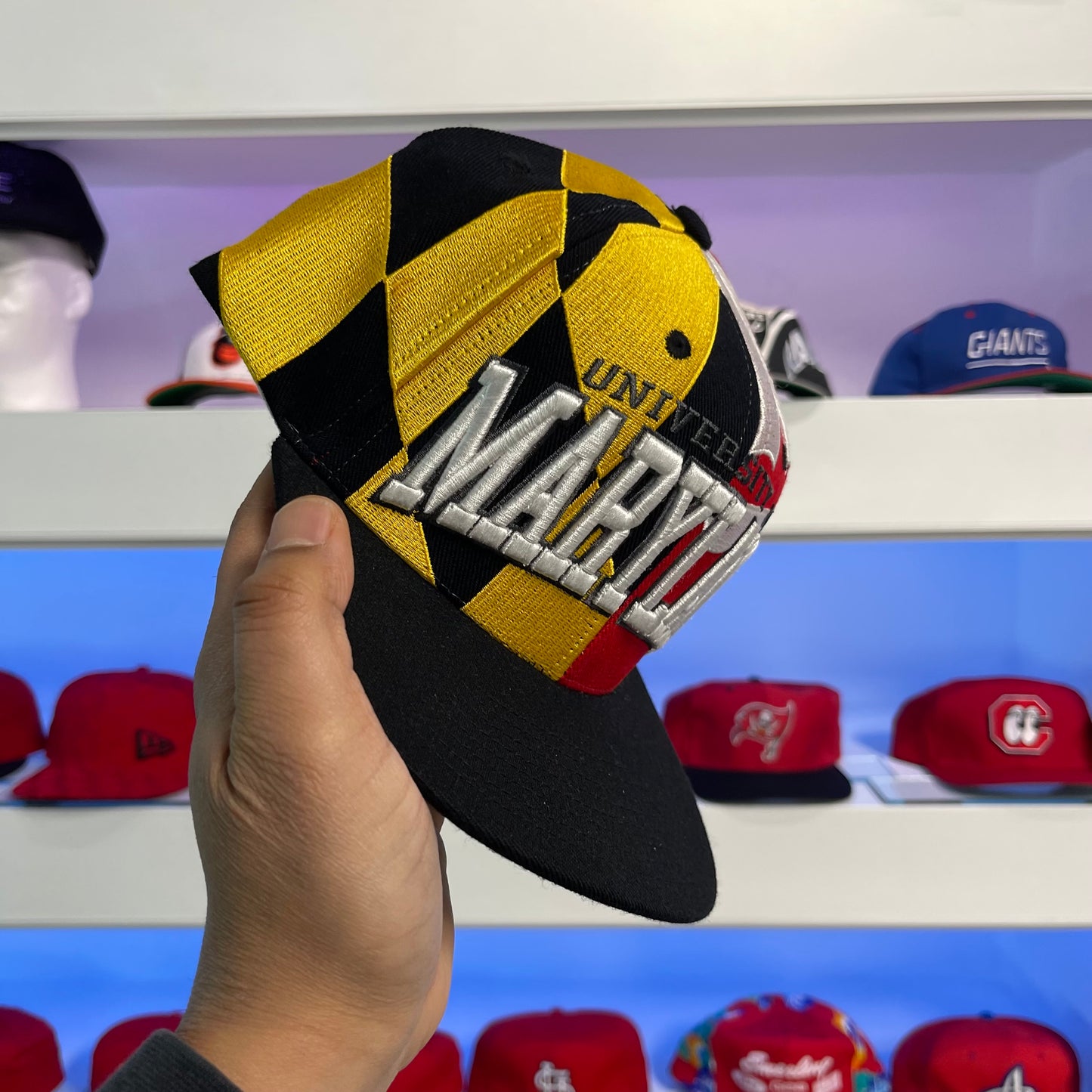 Vintage Y2K University of Maryland Snap Back
