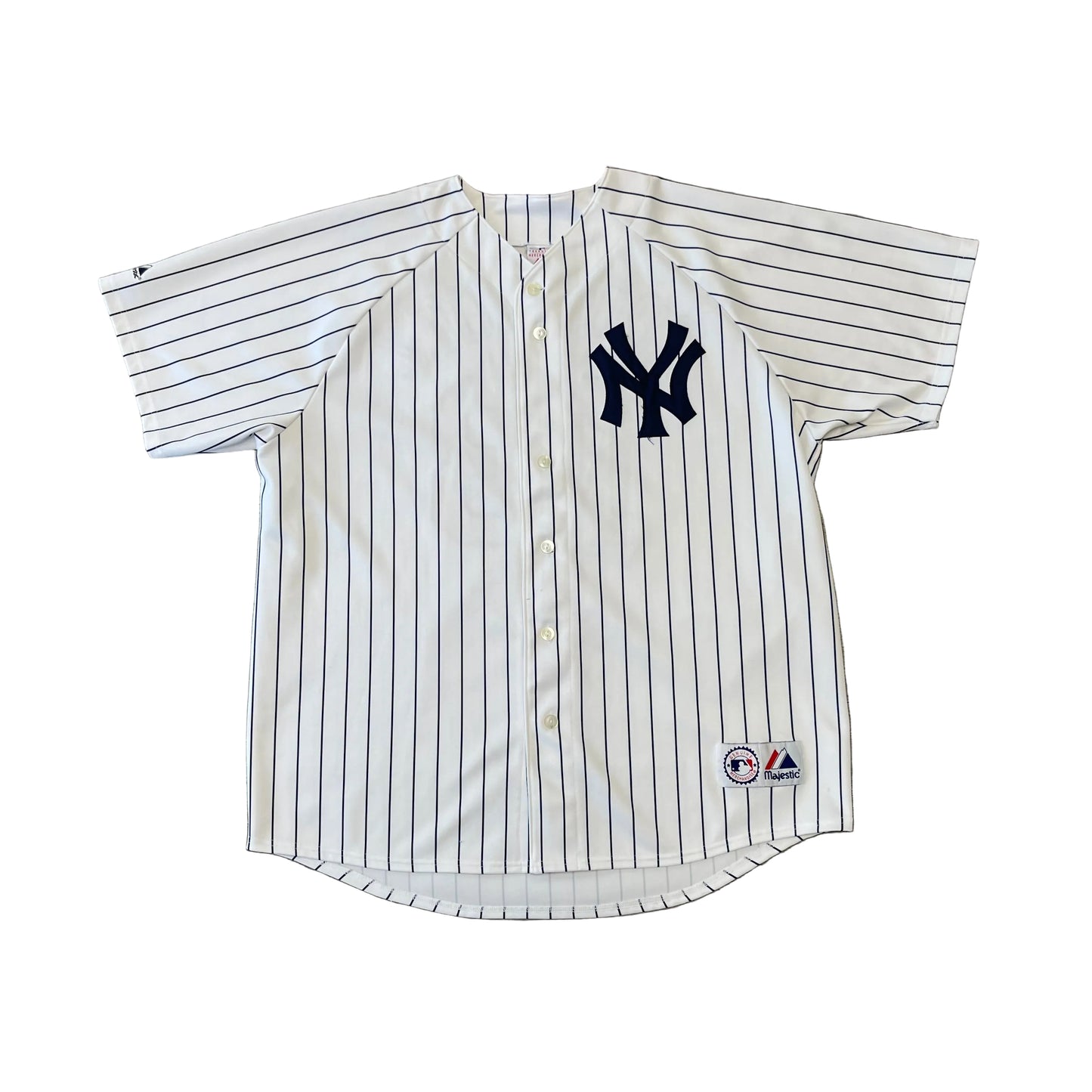 Vintage Y2K MLB Alex Rodriguez New York Yankees Majestic Pin Stripe Jersey