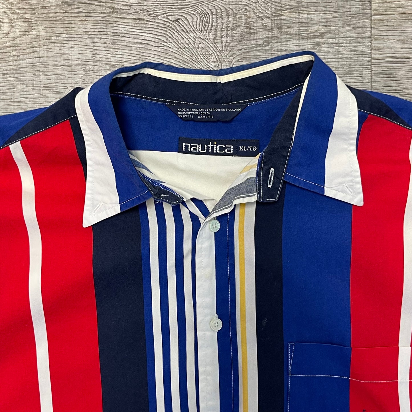 Vintage Y2K Nautica Button Up Shirt Size XL