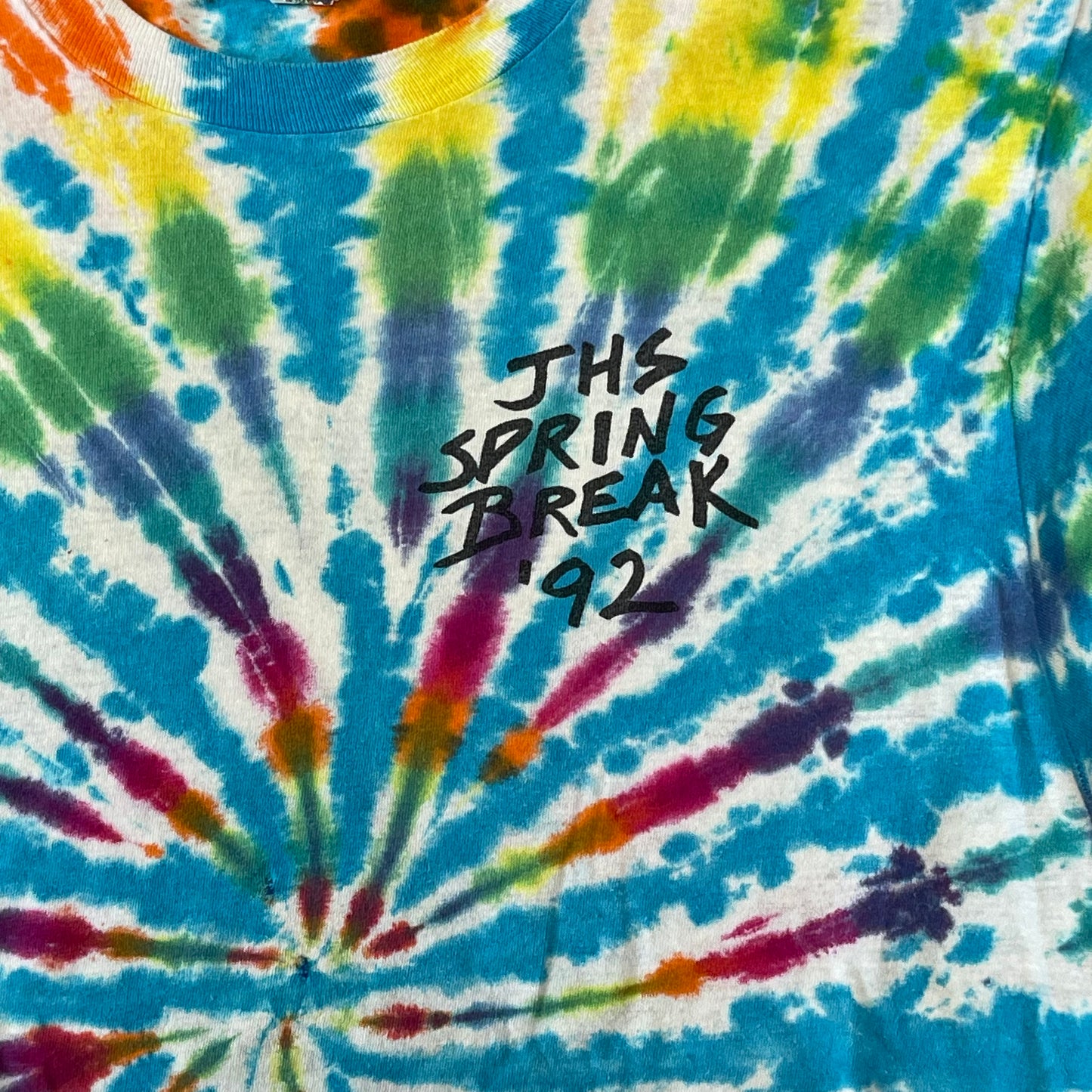Vintage 1992 Spring Break Tie Dye T Shirt Size Large