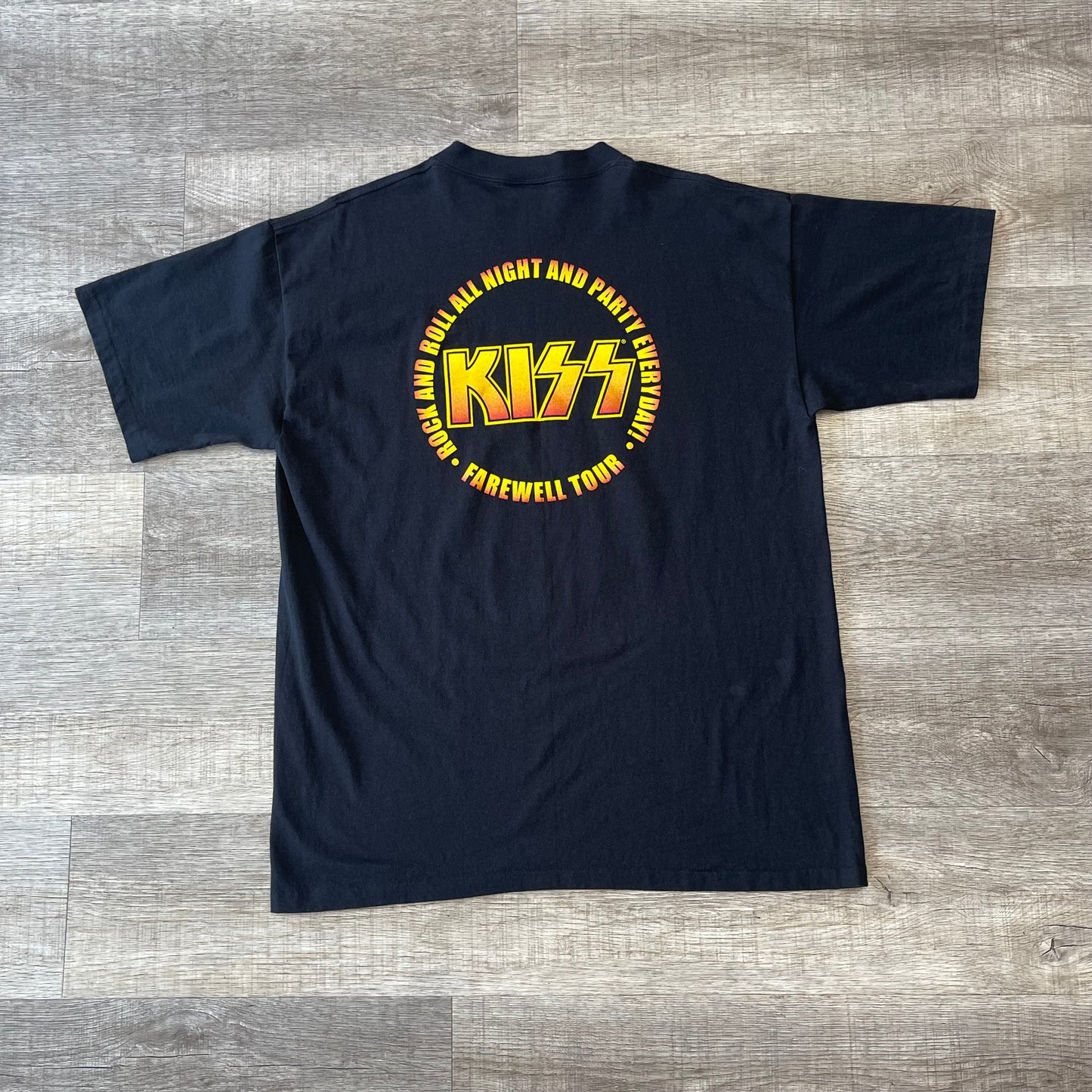 Vintage KISS - THE FAREWELL TOUR, 1973-2000 T-Shirt Size XL