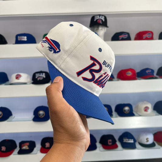 Vintage 1990s NFL Buffalo Bills Sports Specialties Script Twill Snap Back