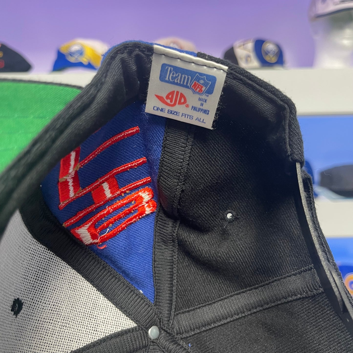 1990s Buffalo Bills Triple Logo Snap Back New with Tags