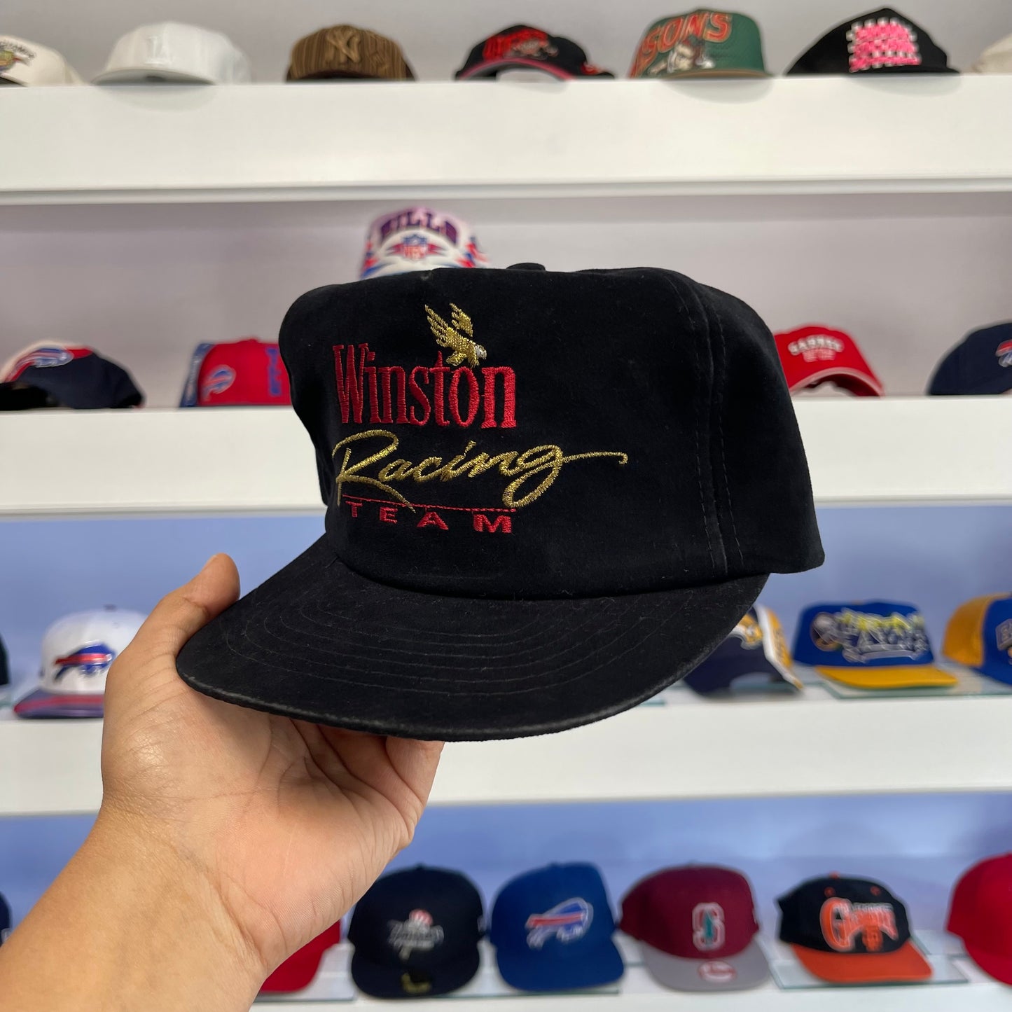 Vintage NASCAR Winston Racing Team Snap Back