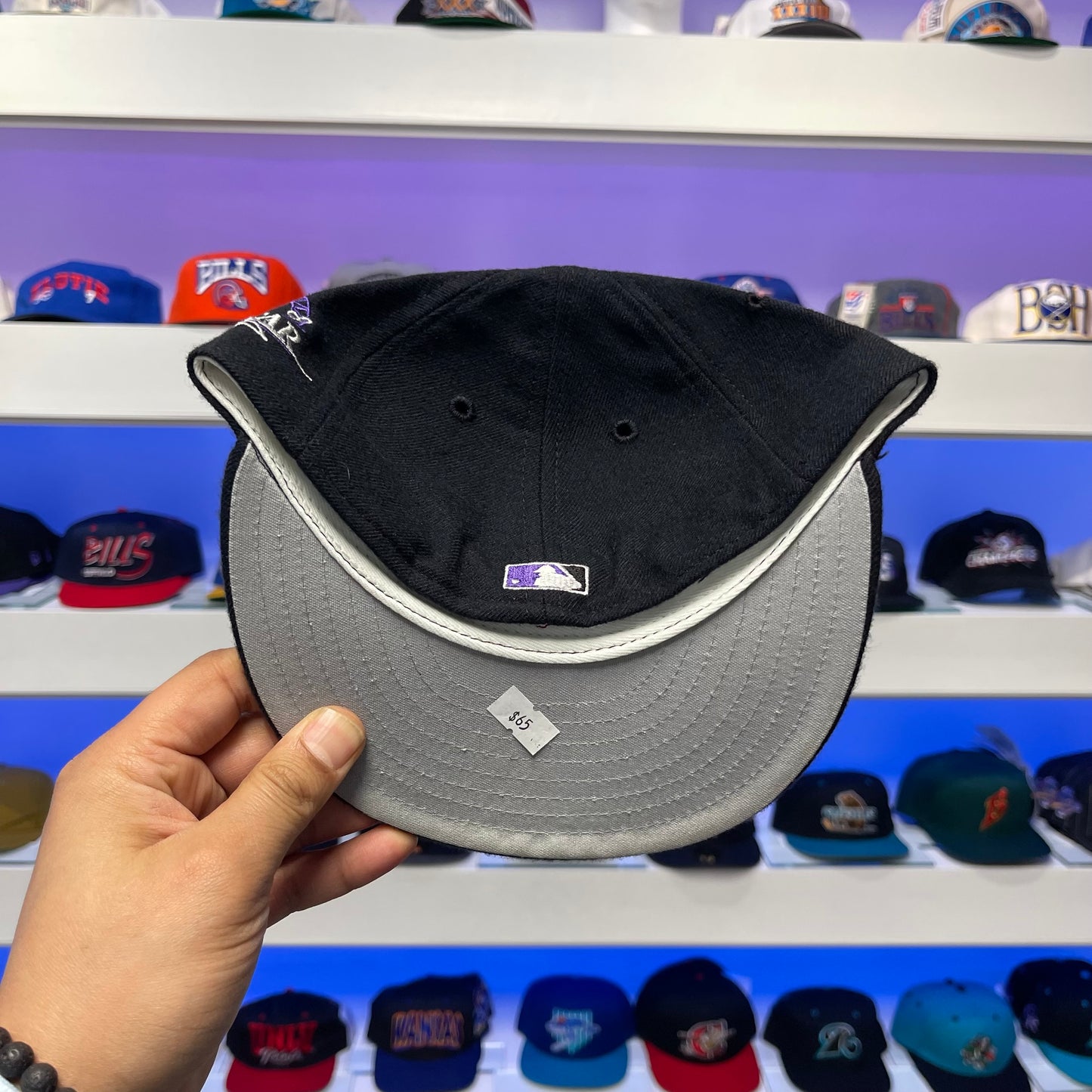 Vintage MLB 1990s Colorado Rockies All Star Game New Era 59fifty Fitted Size 7