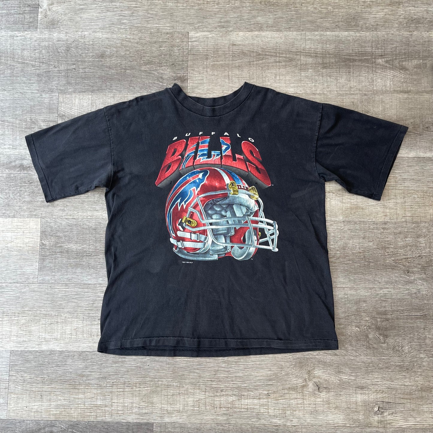 Vintage 1990s NFL Buffalo Bills Helmet Shirt Size XL