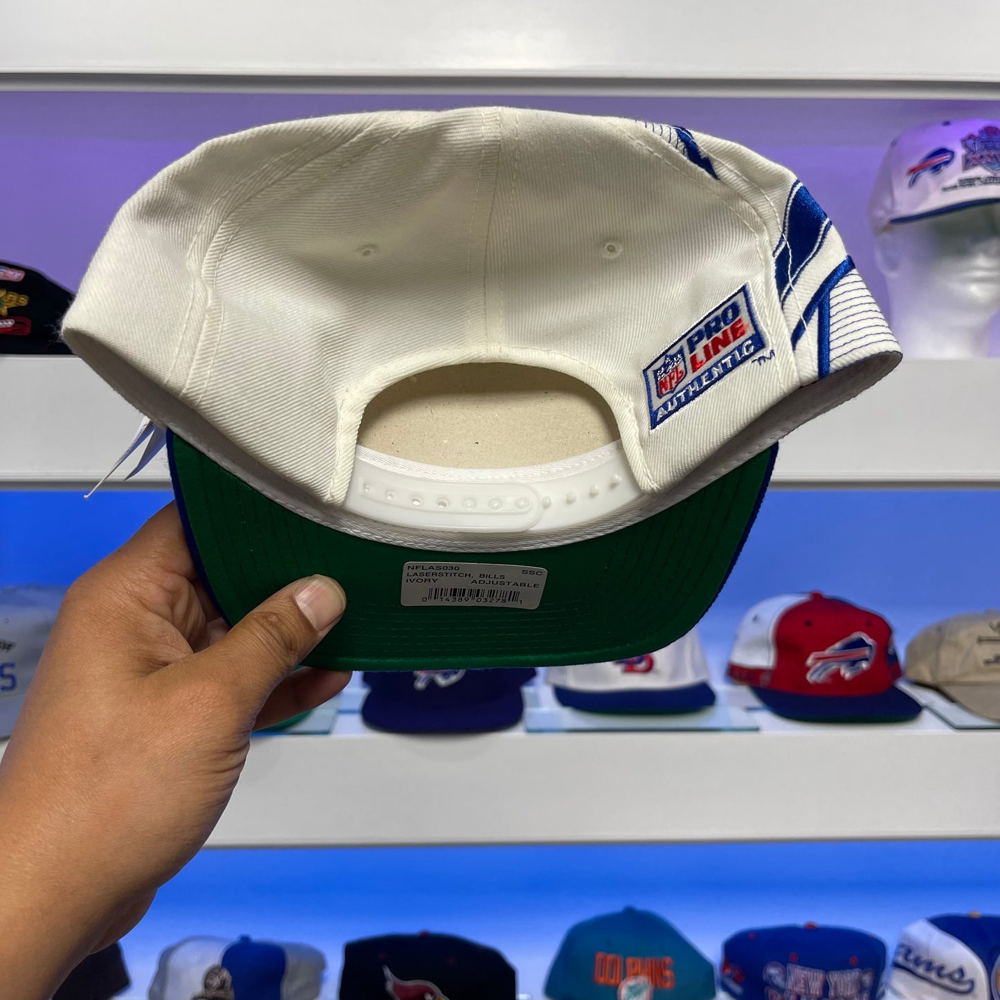 1990s Buffalo Bills Sports Specialties Shadow Wool Snap Back Dead Stock New
