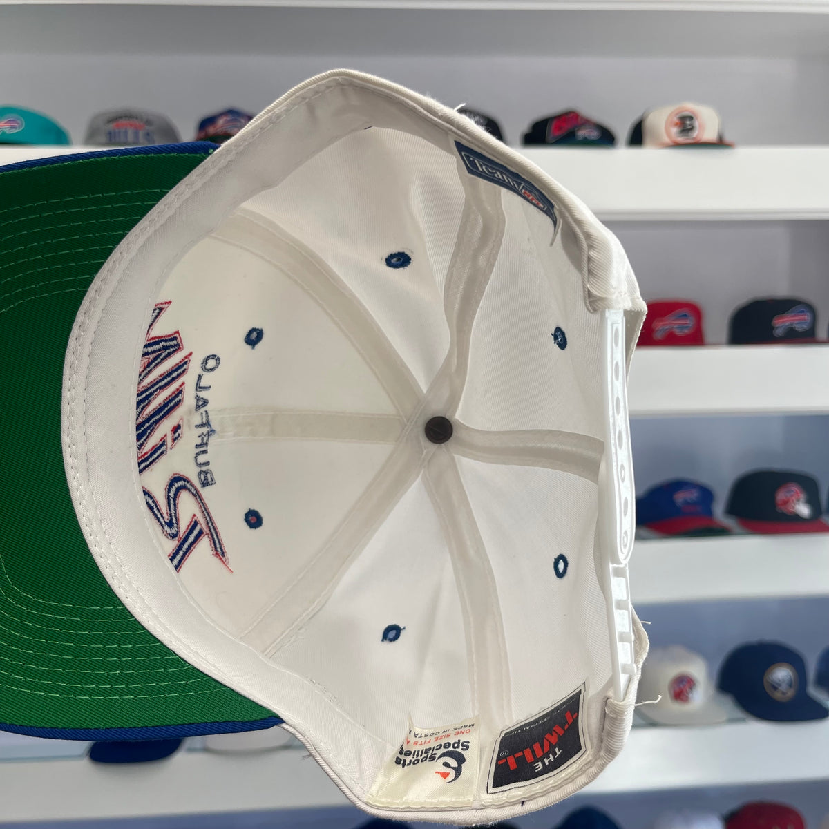 Vintage 1990s NFL Buffalo Bills Sports Specialties Script Twill Snap Back