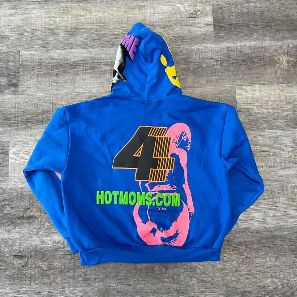 Drake FATD Blue Hoodie Size L Blue For All The Dogs Big As The What Tour Merch