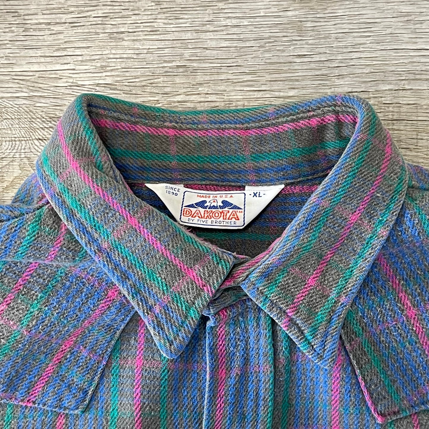 Everything Vintage Dakota Flannel Size XL