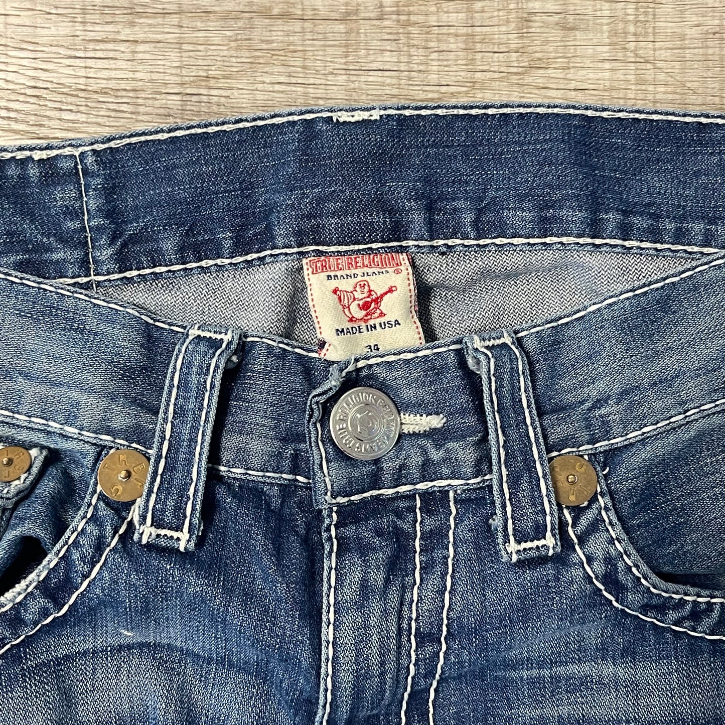 Vintage True Religion Denim Jeans Size 34