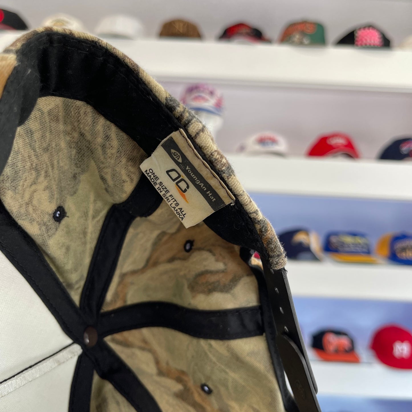 Vintage Blank Camo Snap Back
