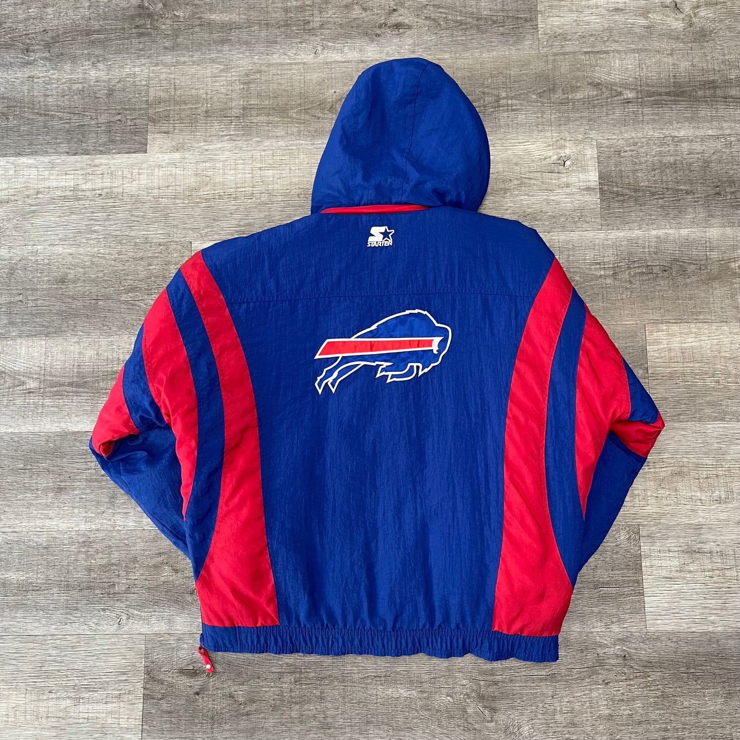 Vintage 1990s NFL Buffalo Bills Starter Pull Over Jacket Size XXL