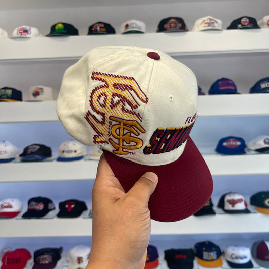 Vintage 1990s NCAA Florida State Seminoles Laser Shadow Sports Specialties Snap Back
