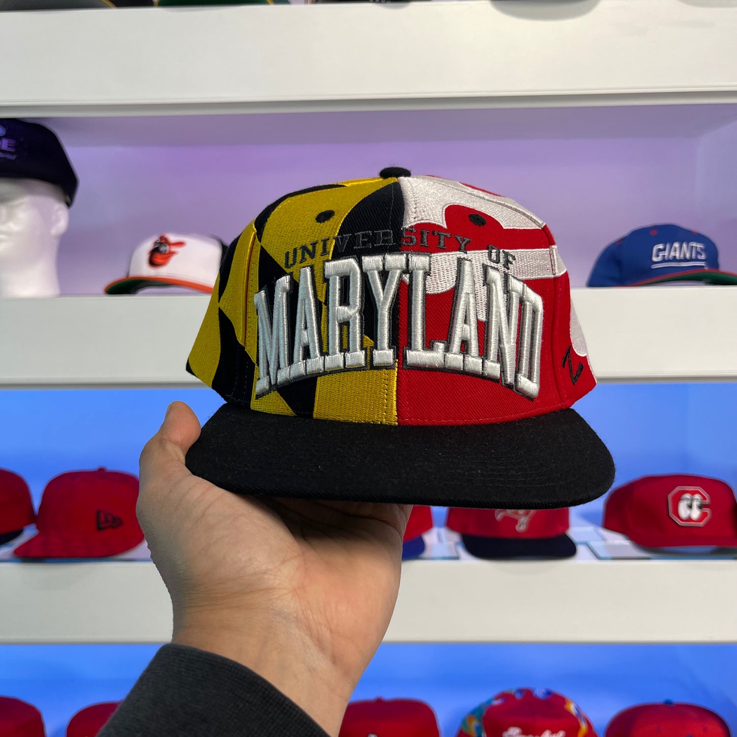 Vintage Y2K University of Maryland Snap Back