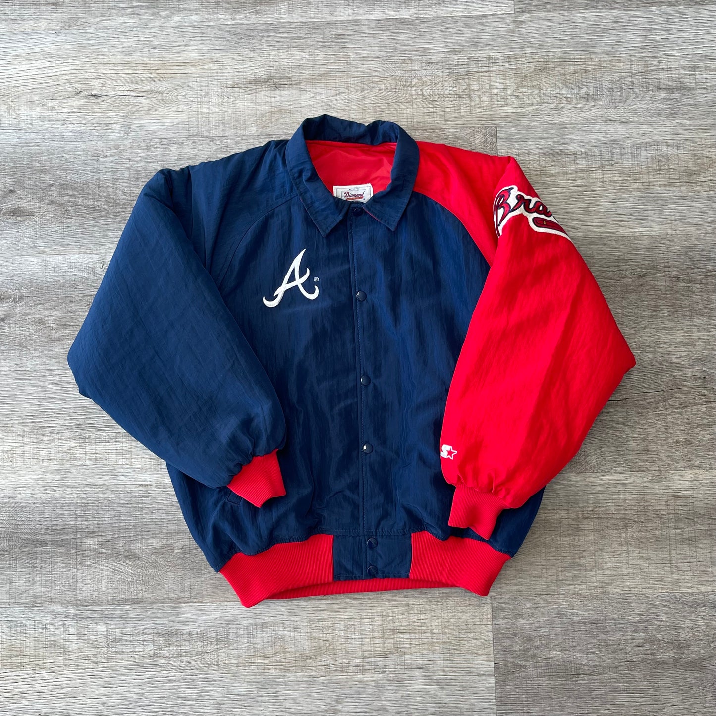 Vintage 1990s MLB Atlanta Braves Starter Jacket Size Large