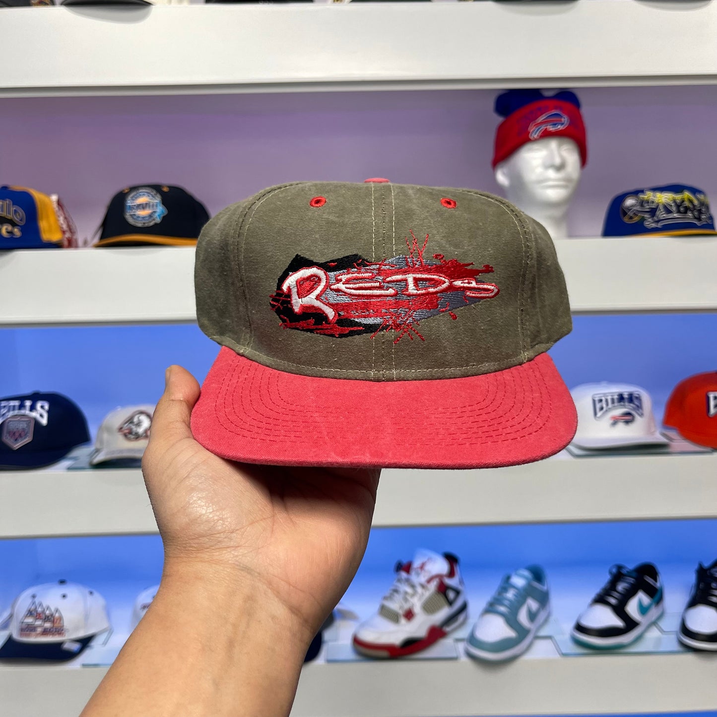 Vintage Cincinnati Reds Snap Back Dead Stock New