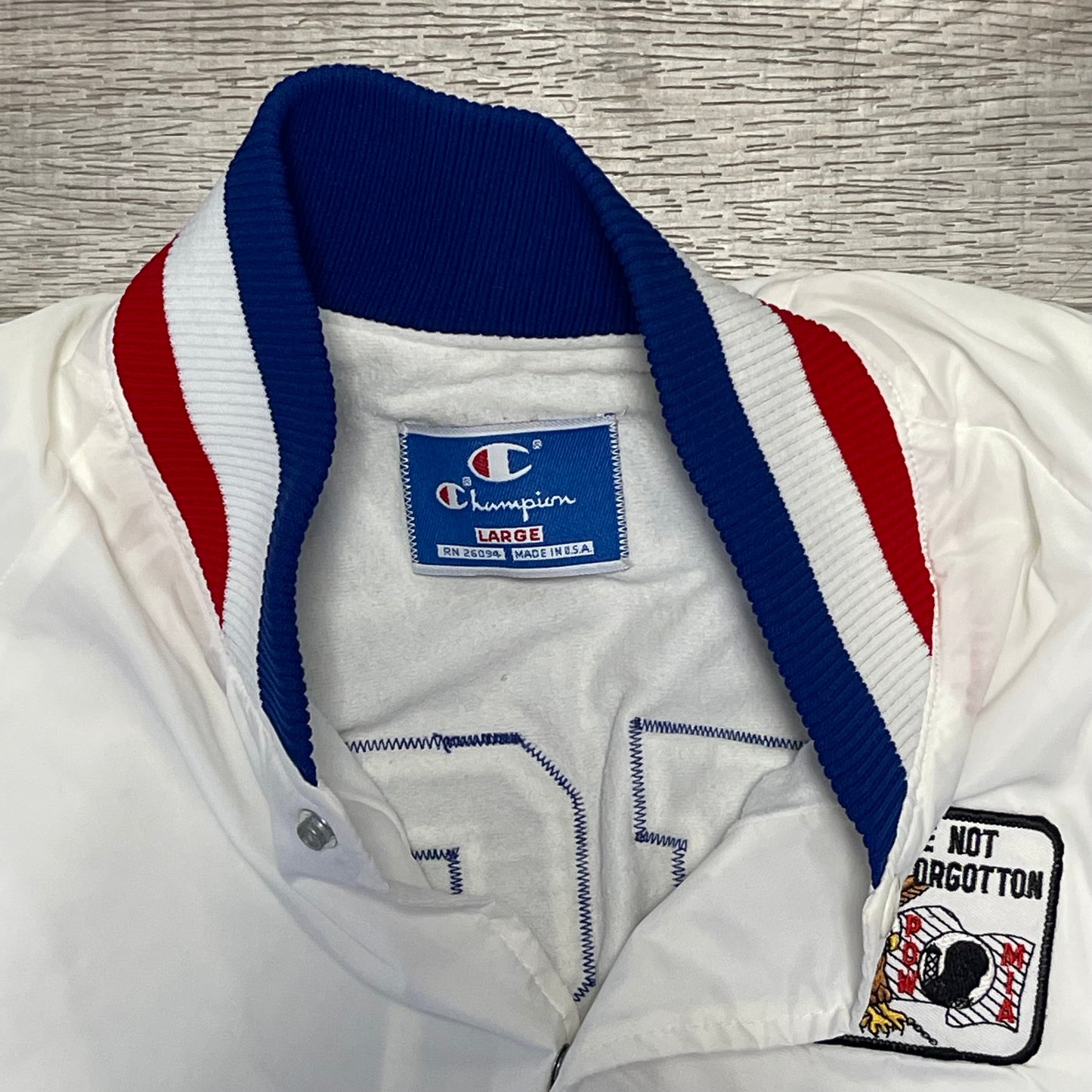 Vintage 1990s USA Champion Satin Jacket Size Large