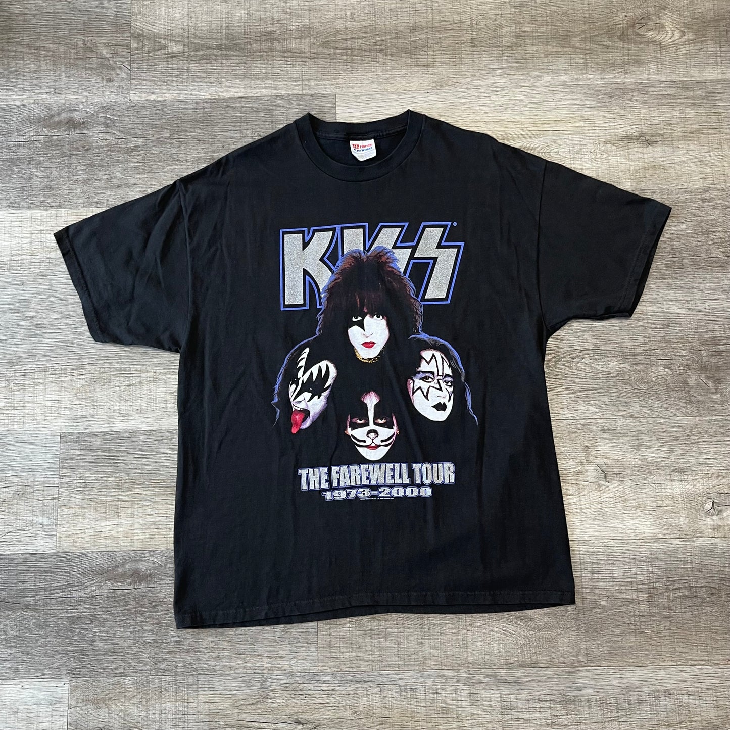 KISS The Farewell Tour 1973-2000 Concert T-Shirt XL Vintage Single Stitch