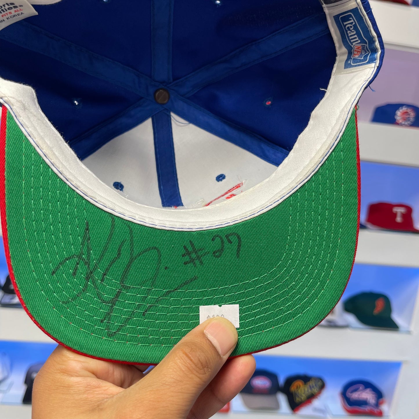 Vintage Buffalo Bills Sports Specialties Script Twill Signed Snap Back